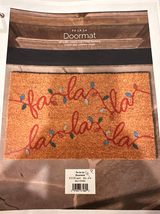 67480 Fa La La Doormat