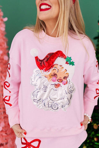 Vintage Santa Sweatshirt by Brianna Cannon