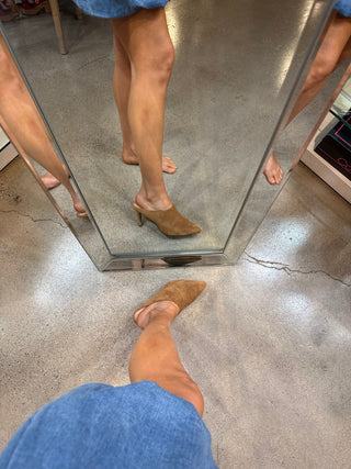Sneak Peek Corkys Kitten Heel Mule in Camel