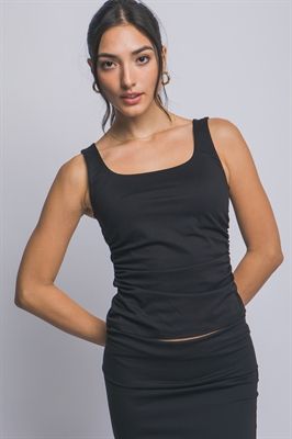 The Catherine Tank in Black