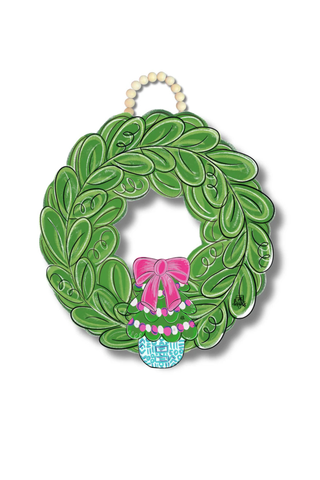 Mini Pink Bow Tree Door Hanger