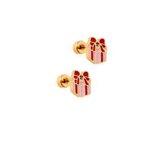 Screwback Stud Earrings - Present