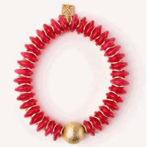 Chloe Bracelet in Hot Pink by Michelle McDowell