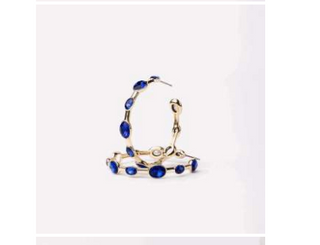 The Allie Earrings in Royal by Michelle McDowell