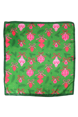 Pretty Little Holiday Pink Ornament Bandana