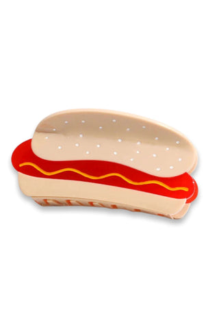Hotdog Hair Claw Clip