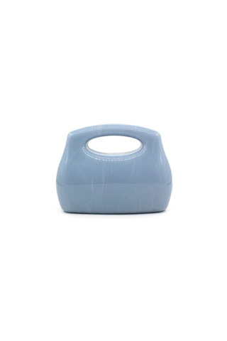 The Moorea Acrylic Handbag in Blue