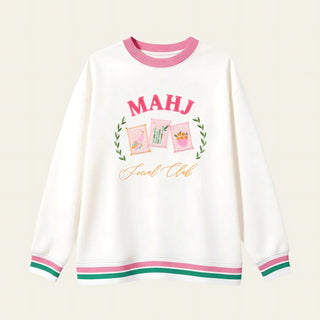 Mahjong Social Club Oversized Pullover