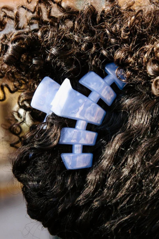 Teleties Classic Blue Lagoon Medium Hair Claw Clip