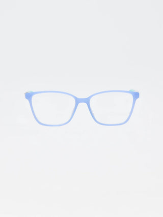 The Ana Marie Blue Color Block Reader Glasses