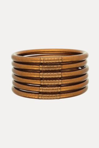 Saddle All Weather Bangles (set Of 6)