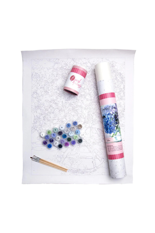 Sincerest Stems Floral Paint-By-Numbers Kit
