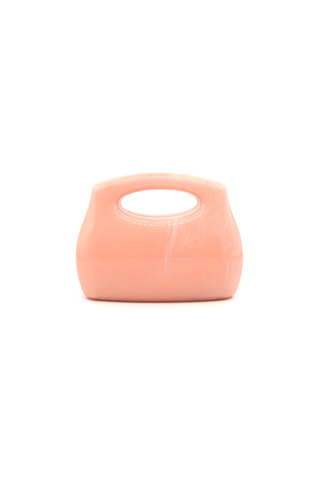 The Moorea Acrylic Handbag in Pink
