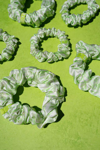 Teleties Lost My Marbles Small Silk Scrunchies