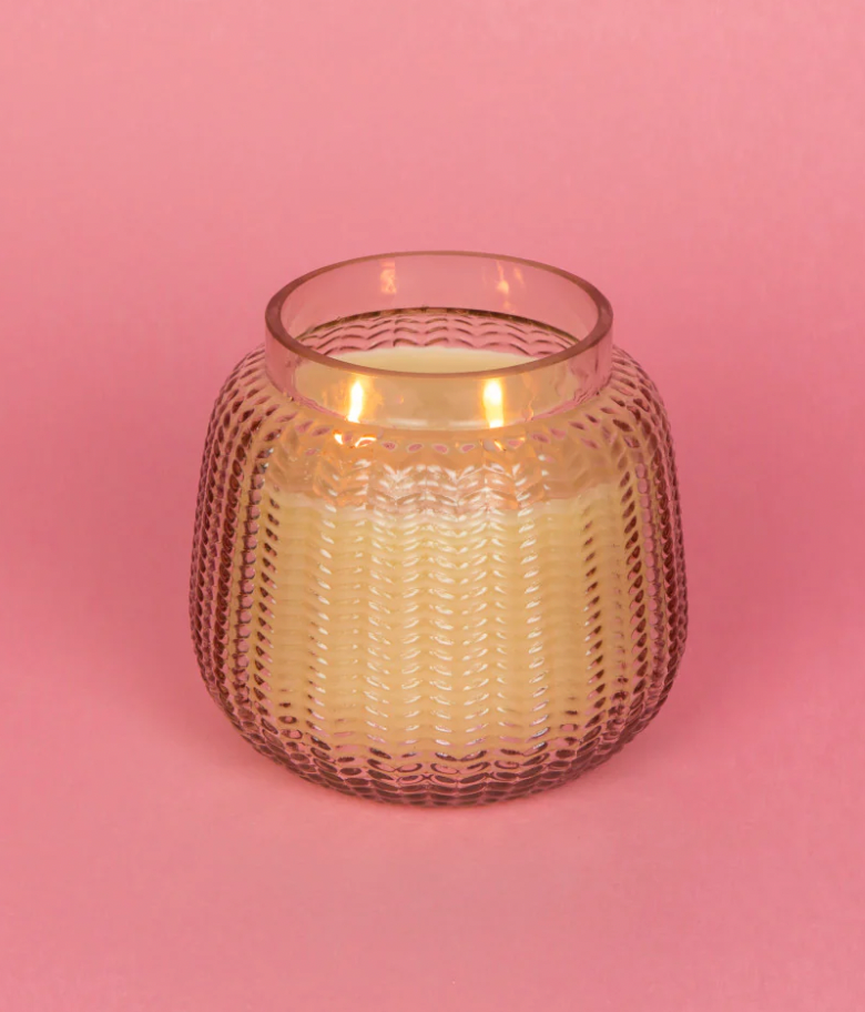 Sweet Grace Pink Textured 24oz Collection Candle