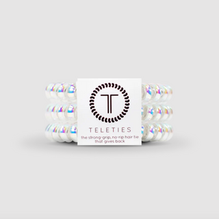 TELETIES CRYSTAL CLEAR HAIR TIES