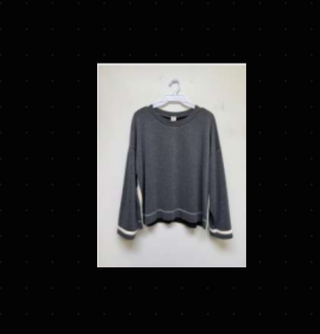 **PLUS ONLY** Keeping It Casual Charcoal Top
