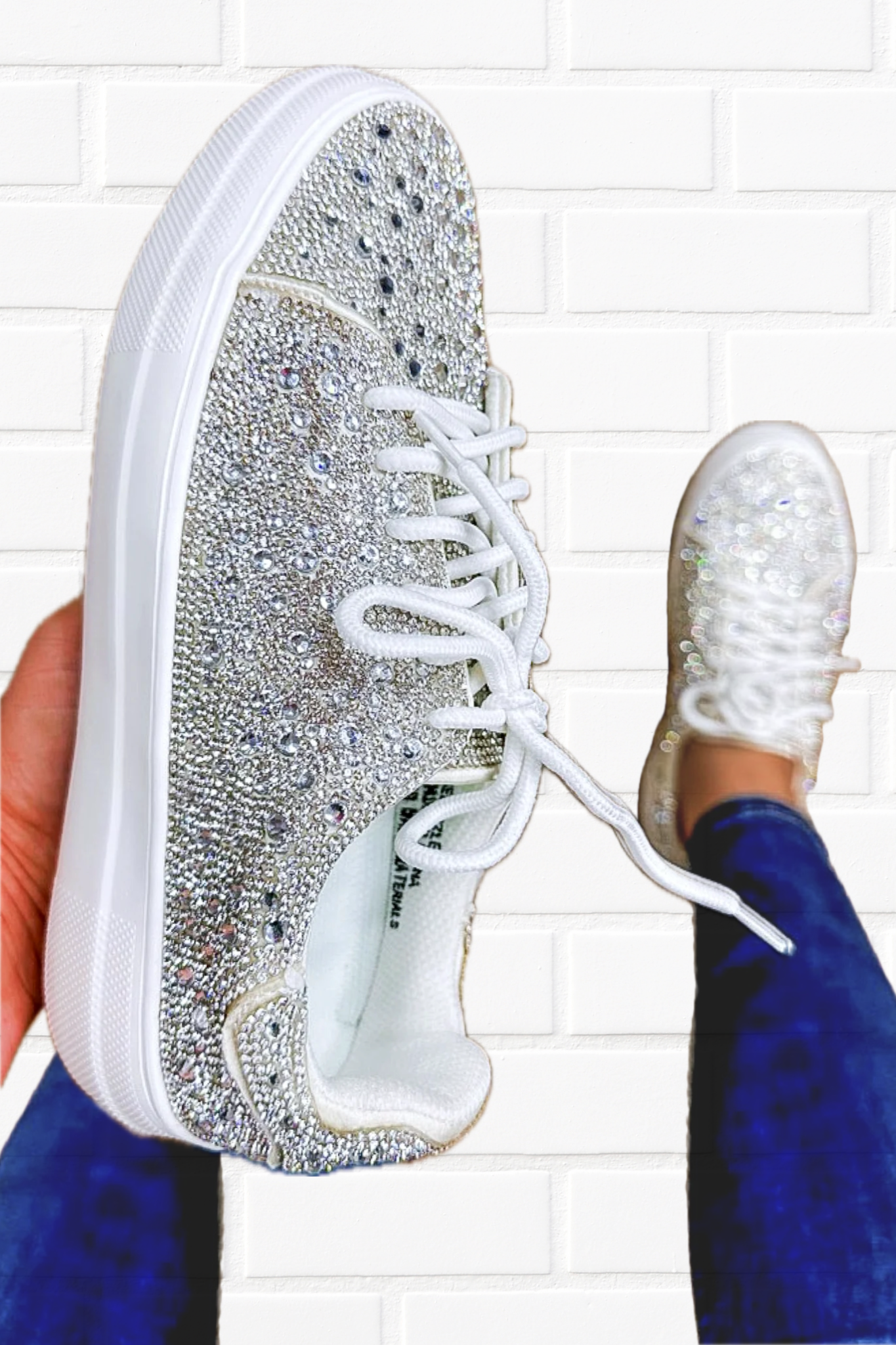 Aldo rhinestone sneakers sales
