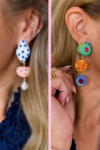 Playful Charm Mismatched Earrings