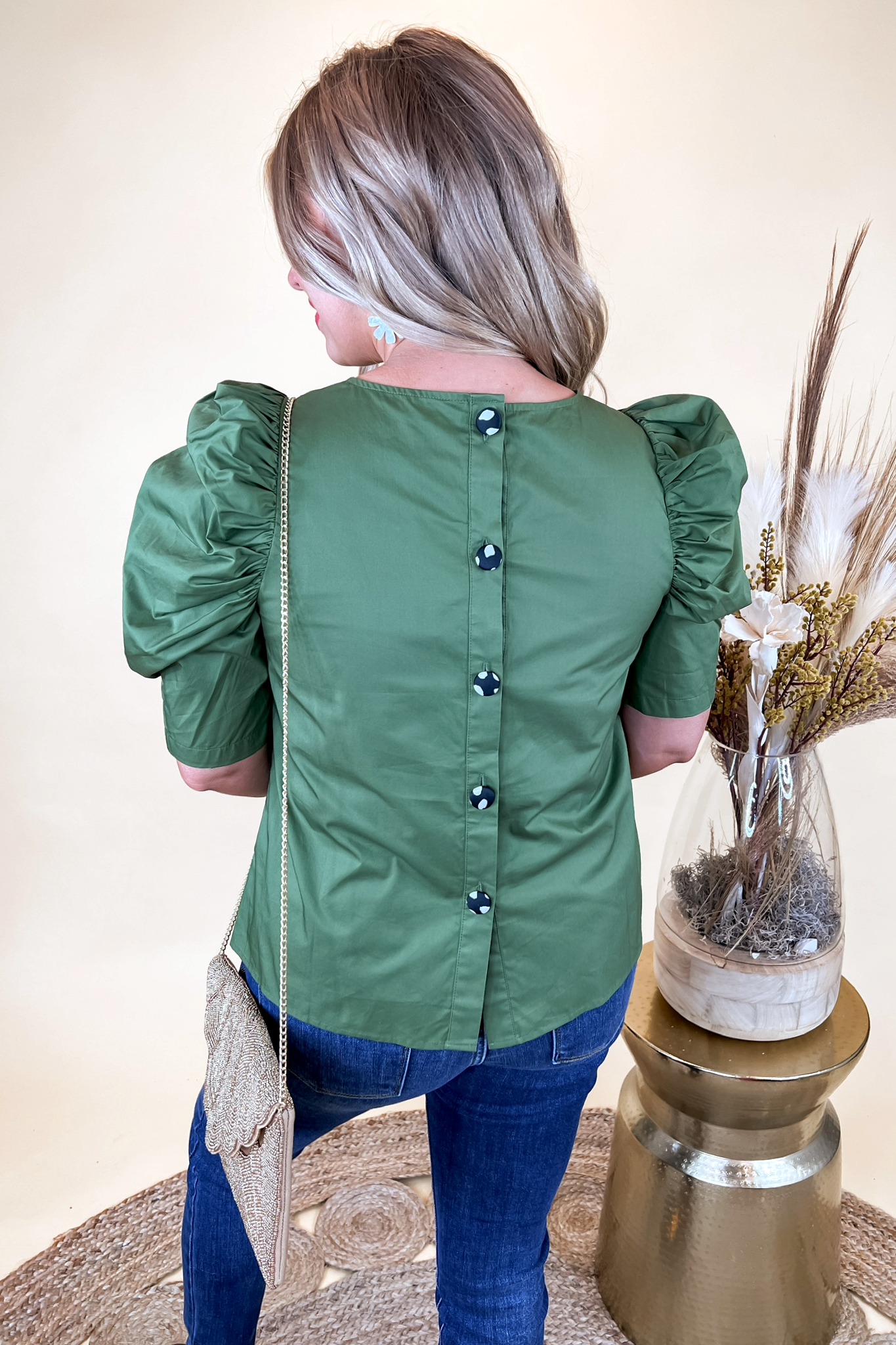The Rudy Top in Olive by Crosby