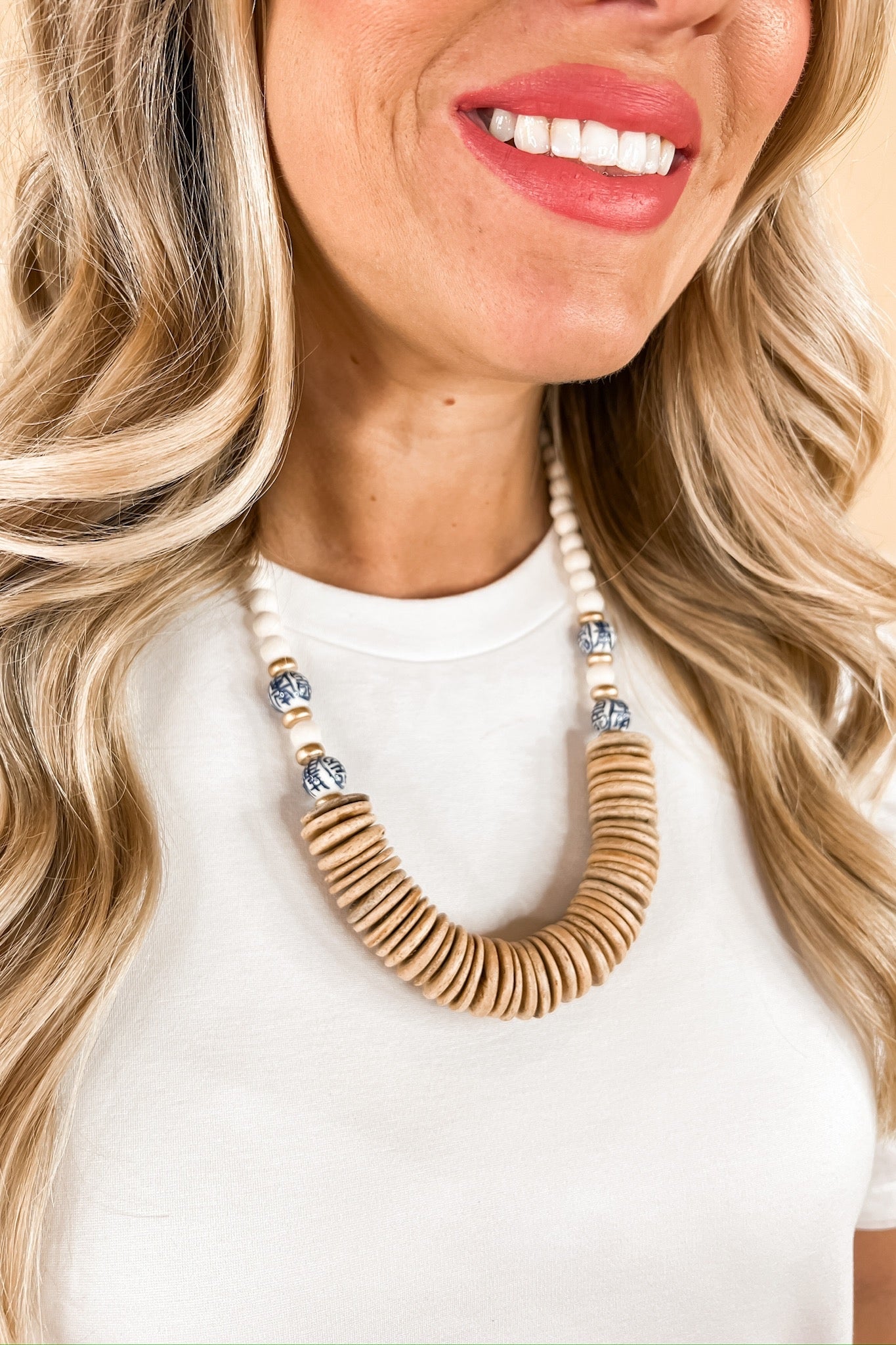The Mabel Necklace by The Beaded Oyster Co