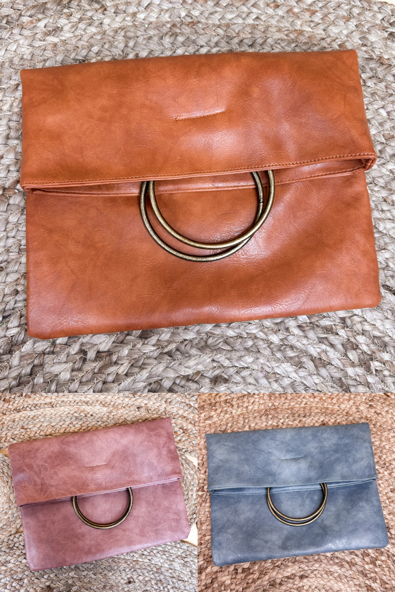 Luxe O-Ring Clutch Bag