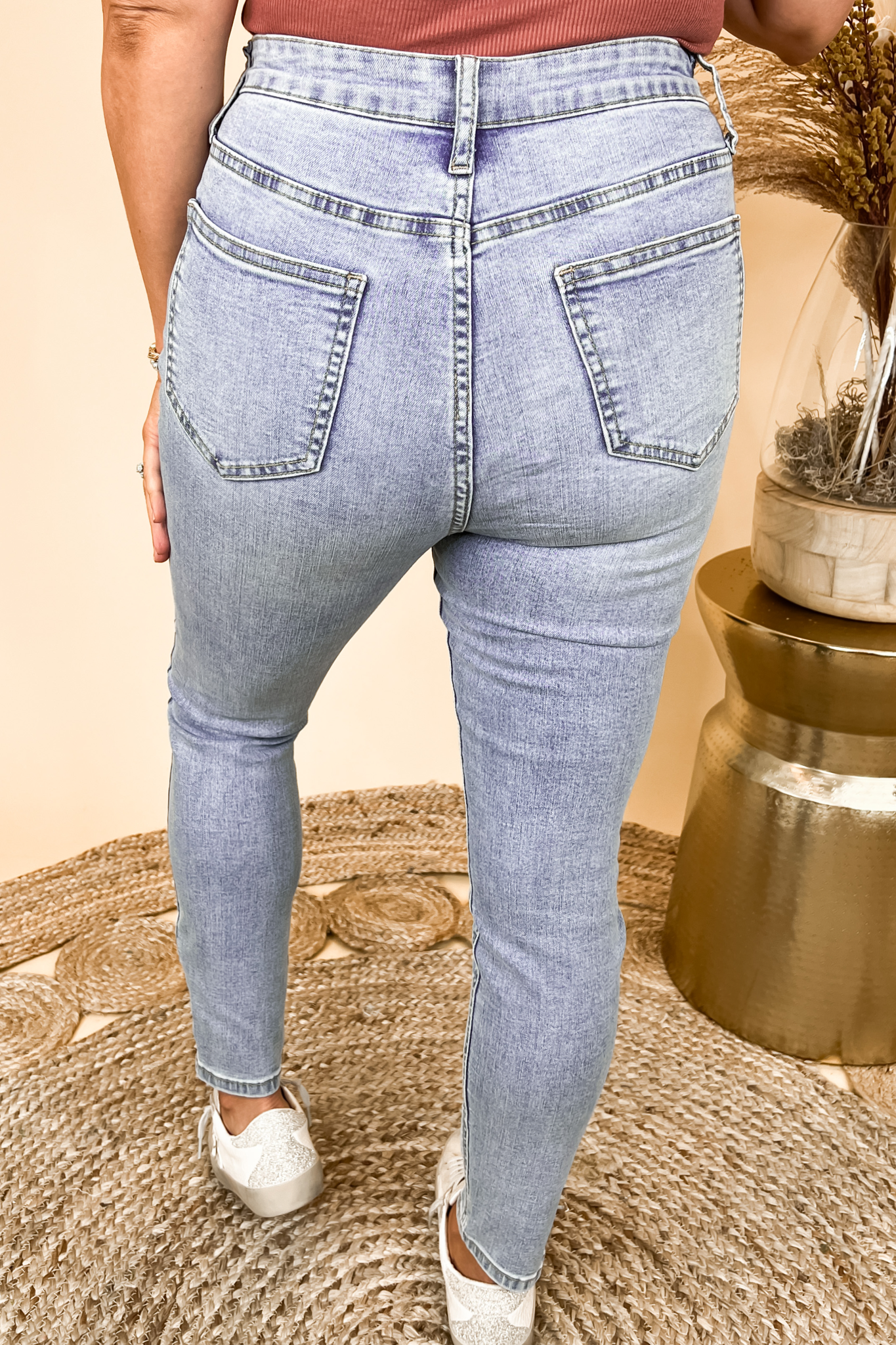 The Marley Light Wash Non Distressed Skinny Jelly Jean