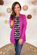 Load image into Gallery viewer, The Teacher Cardigan in Magenta