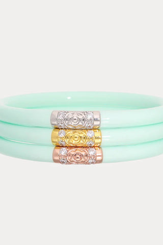 BuDhaGirl Bangles - Three Kings - Mint