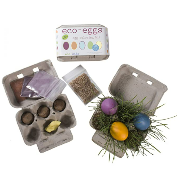 Eco-Kids Eggstraordinary, All-Natural Egg Coloring Kit