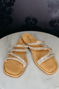 What Dreams Are Made Of Rhinestone Sandal