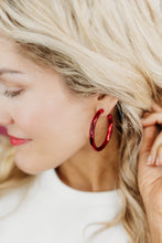 Load image into Gallery viewer, The Snow White Princess Hoop Earring