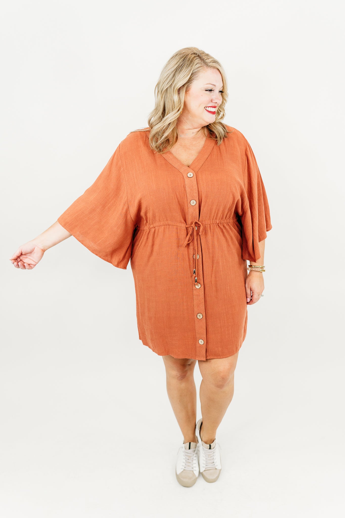 Let’s Meet Up Linen Dress Jules & James Boutique