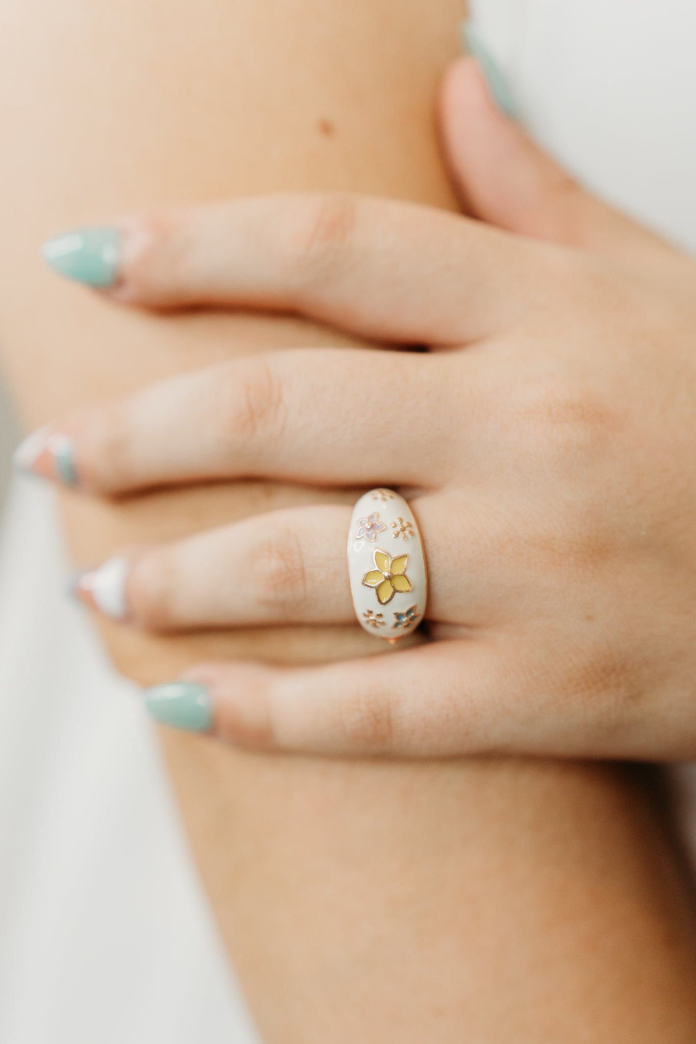 All The Above Floral Detail Ring