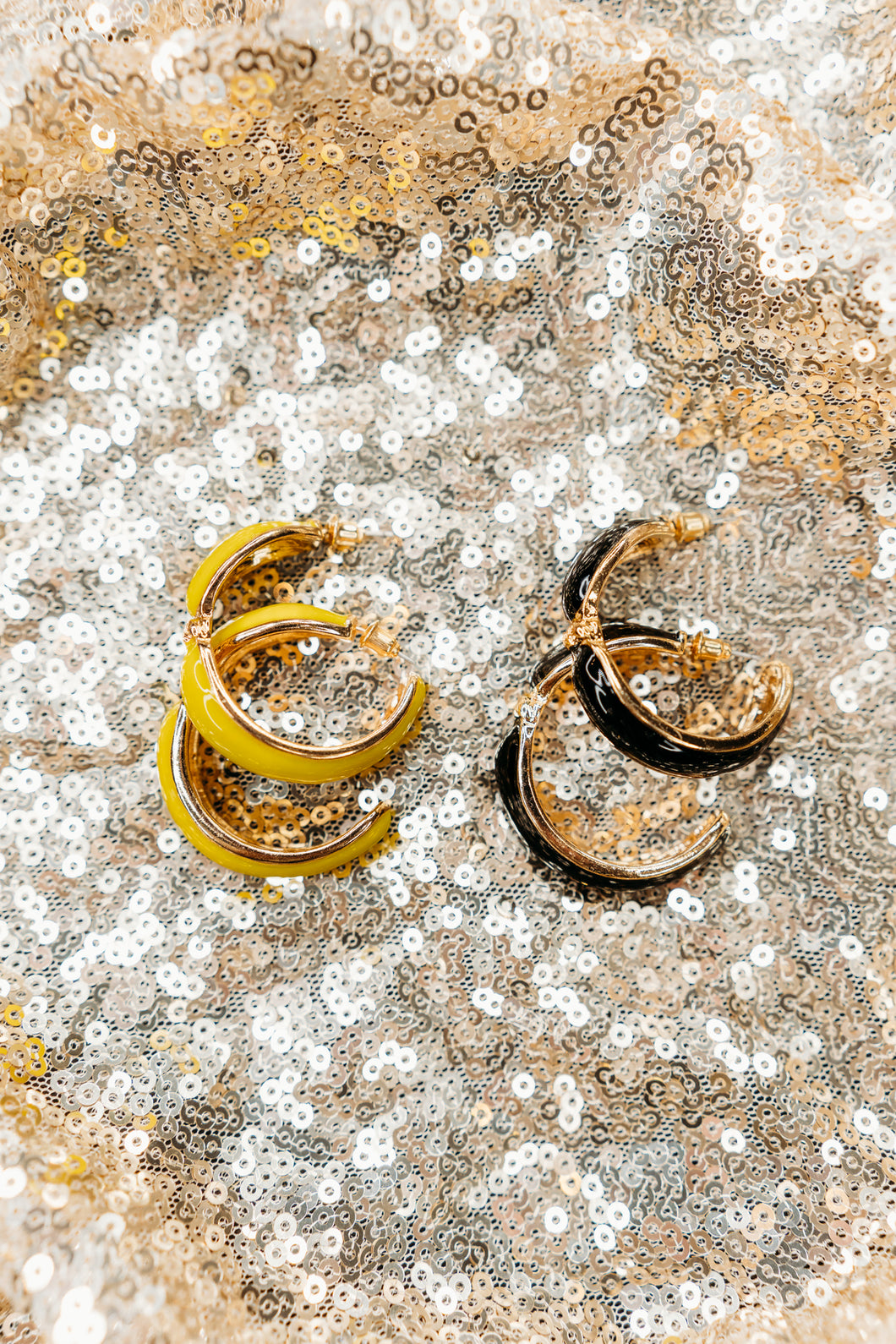 Moving Mountains Colorful Hoop Earring