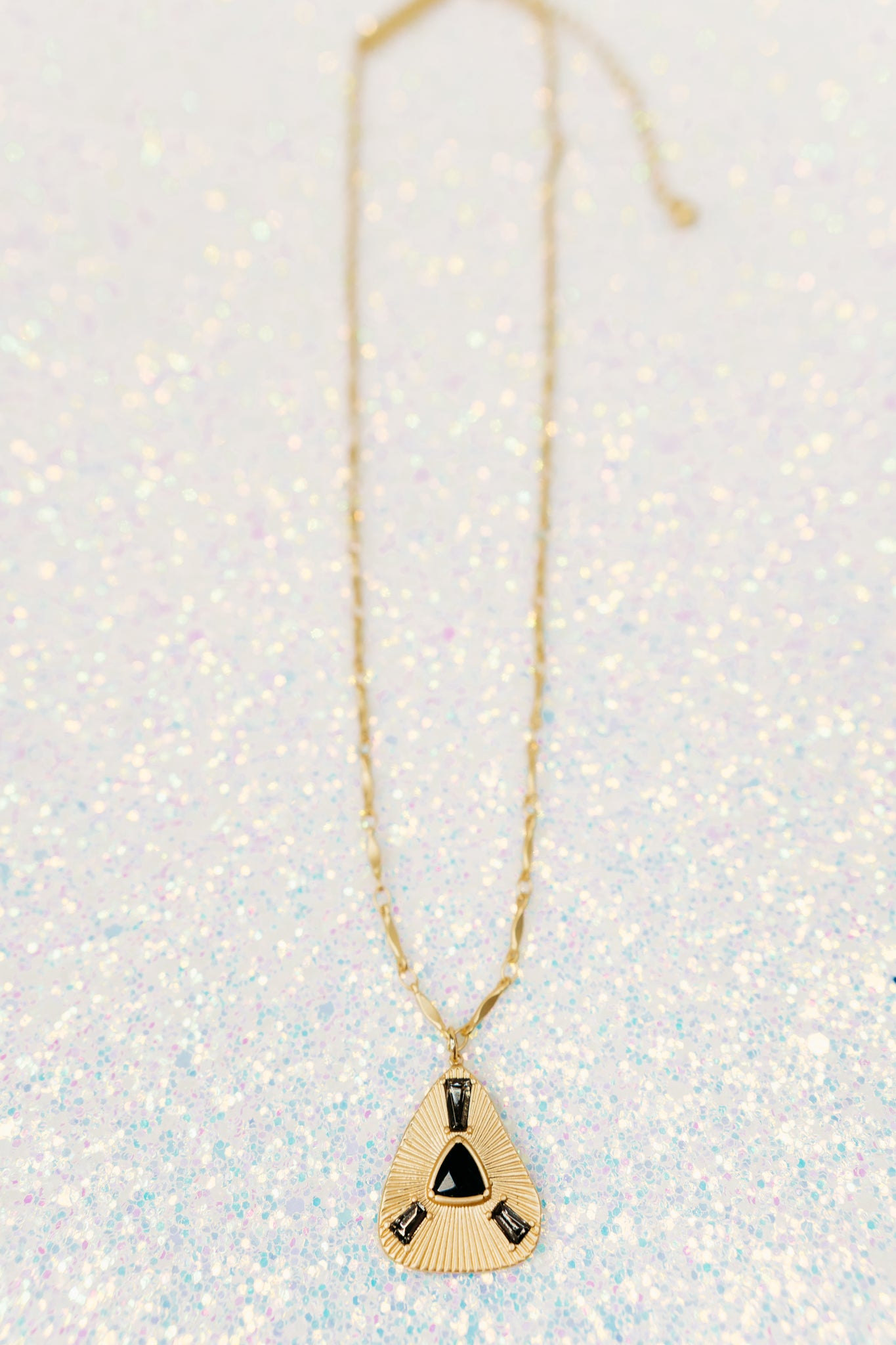 Triangle Crystal Necklace