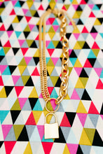 Load image into Gallery viewer, Matte Lock Chain Necklace