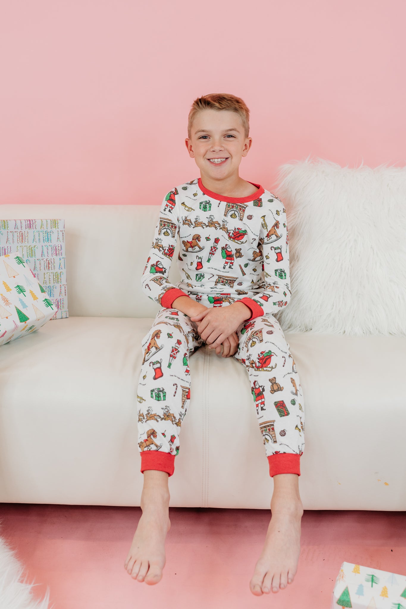 Kids 'Twas the Night Before Christmas Pajama Set