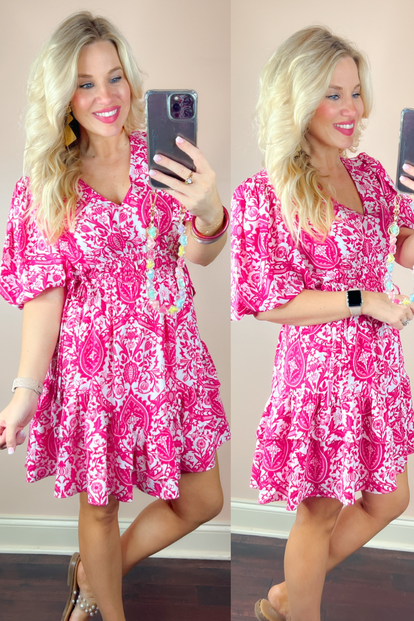 Southern Sophistication Dress in Pink