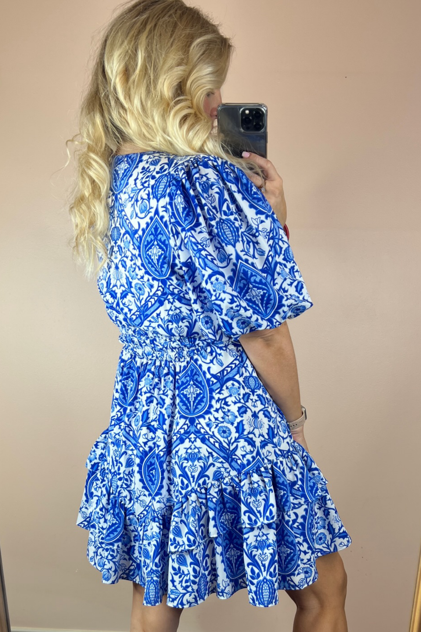 Southern Sophistication Dress in Blue