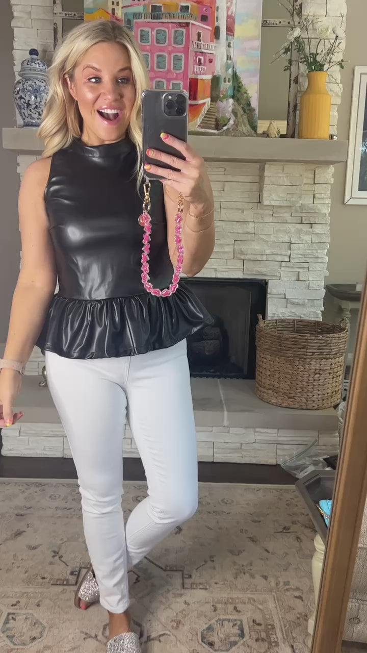 Born Ready Leather Top