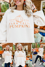 Load image into Gallery viewer, Farm Fresh Pumpkins Pocket Sweatshirt