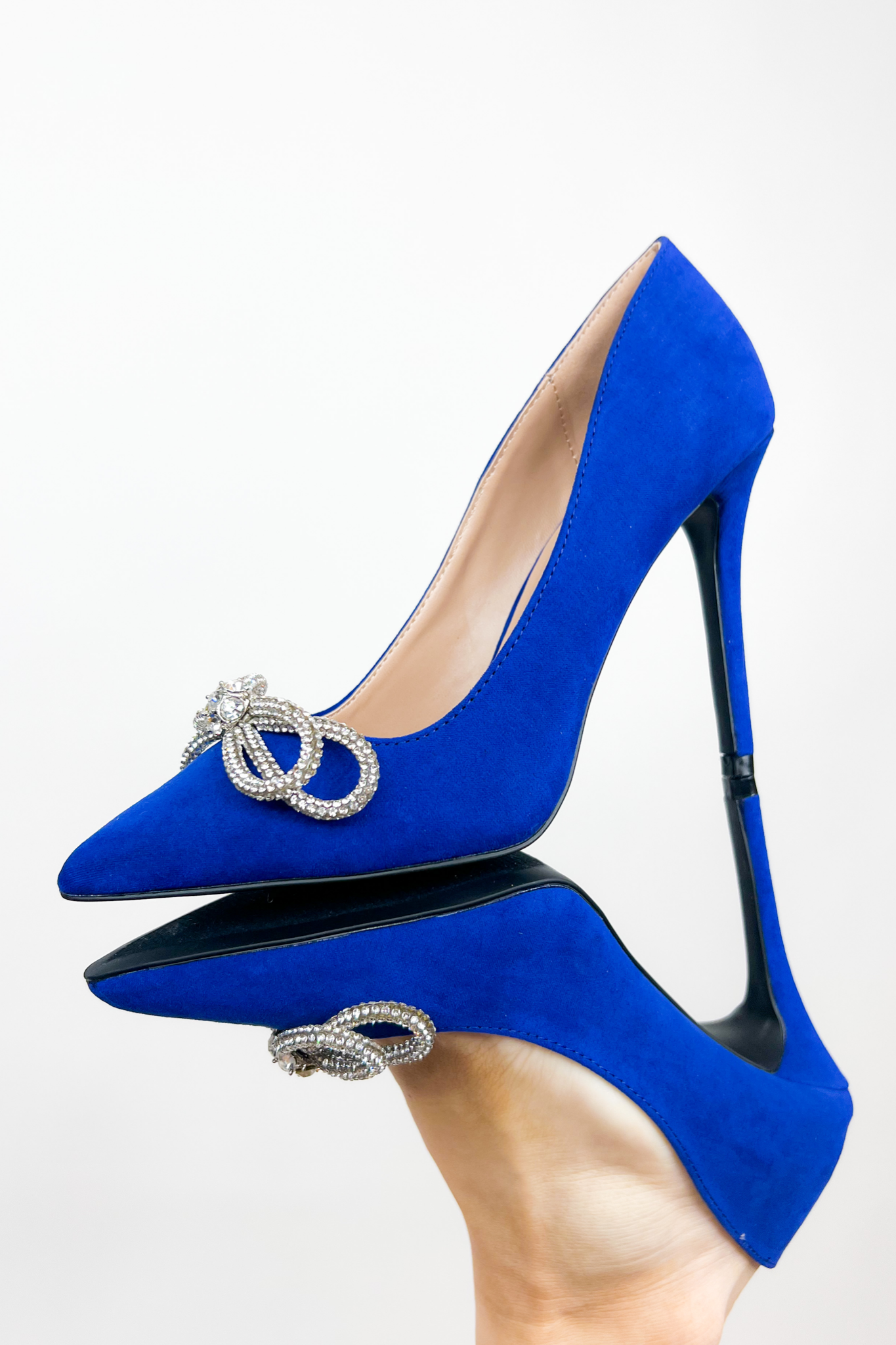Hall of Fame Suede Heels in Blue