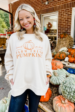 Load image into Gallery viewer, Farm Fresh Pumpkins Pocket Sweatshirt
